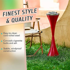 Standing Ashtray Outdoor Patio Cigar Ashtray for Cigarette Butt