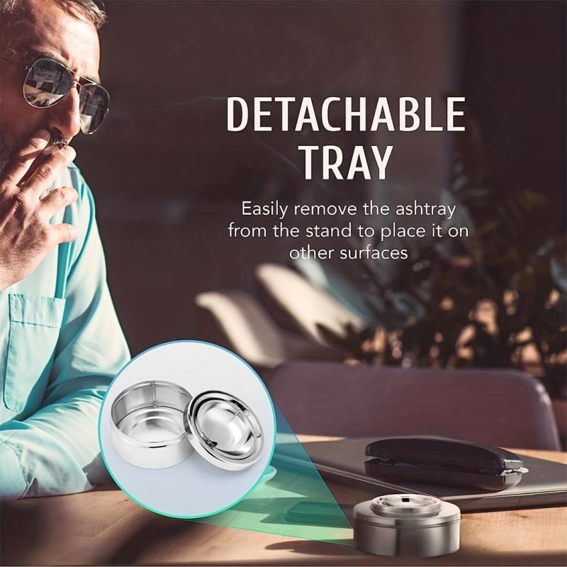 Standing Ashtray Outdoor Patio Cigar Ashtray for Cigarette Butt
