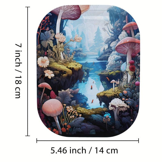 Creative Pattern Metal Rolling Tray Wake Up Tray Fruit Plate Dessert Tray