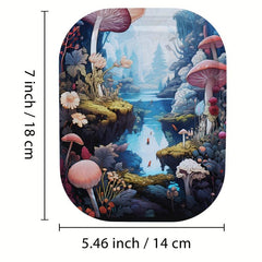 Creative Pattern Metal Rolling Tray Wake Up Tray Fruit Plate Dessert Tray