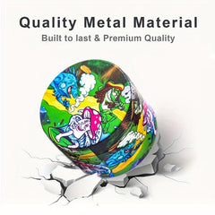50MM Creative Pattern Metal Grinder Spice Crusher Kitchen Supplies