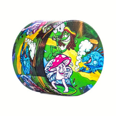 50MM Creative Pattern Metal Grinder Spice Crusher Kitchen Supplies
