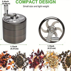4 Layer Hand Crank Grinder Spice Crusher Kitchen Supplies
