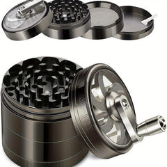 4 Layer Hand Crank Grinder Spice Crusher Kitchen Supplies