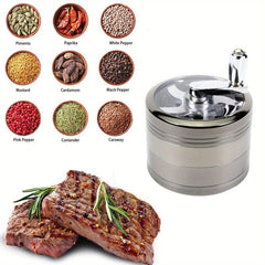 4 Layer Hand Crank Grinder Spice Crusher Kitchen Supplies