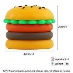 Silicone Mini Storage Container- Cream Spice Portable Box