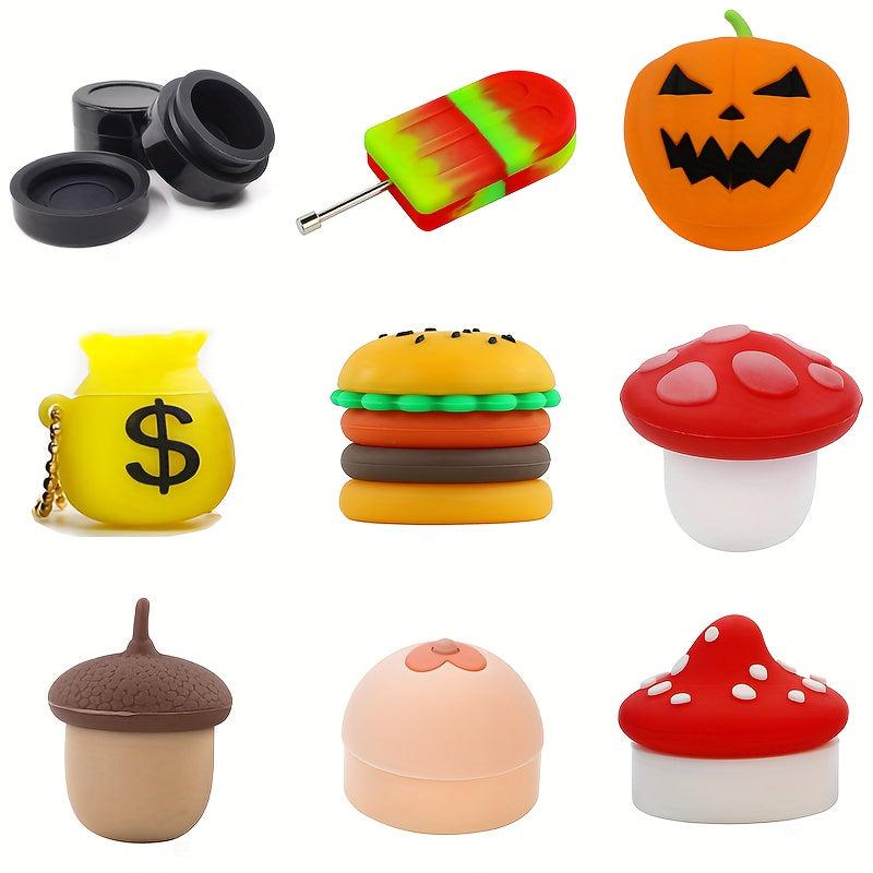 Silicone Mini Storage Container- Cream Spice Portable Box