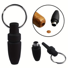 Portable Cigar Cutter with Key Ring Clip