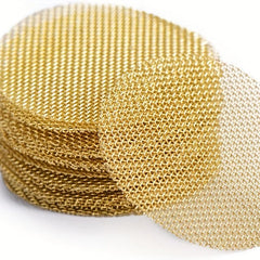 200pcs Brass Filter Net Mini Round Filter Screen 3/4 5/8 1/2 Inch