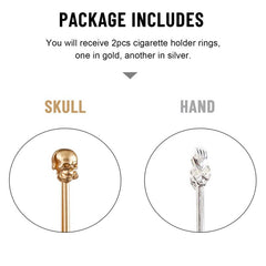 2pcs Decorative Ring Holder Rack for Men and Women