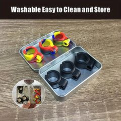 6pcs Finger Holder Ring to Protect Fingers from Yellowing Household Gadget