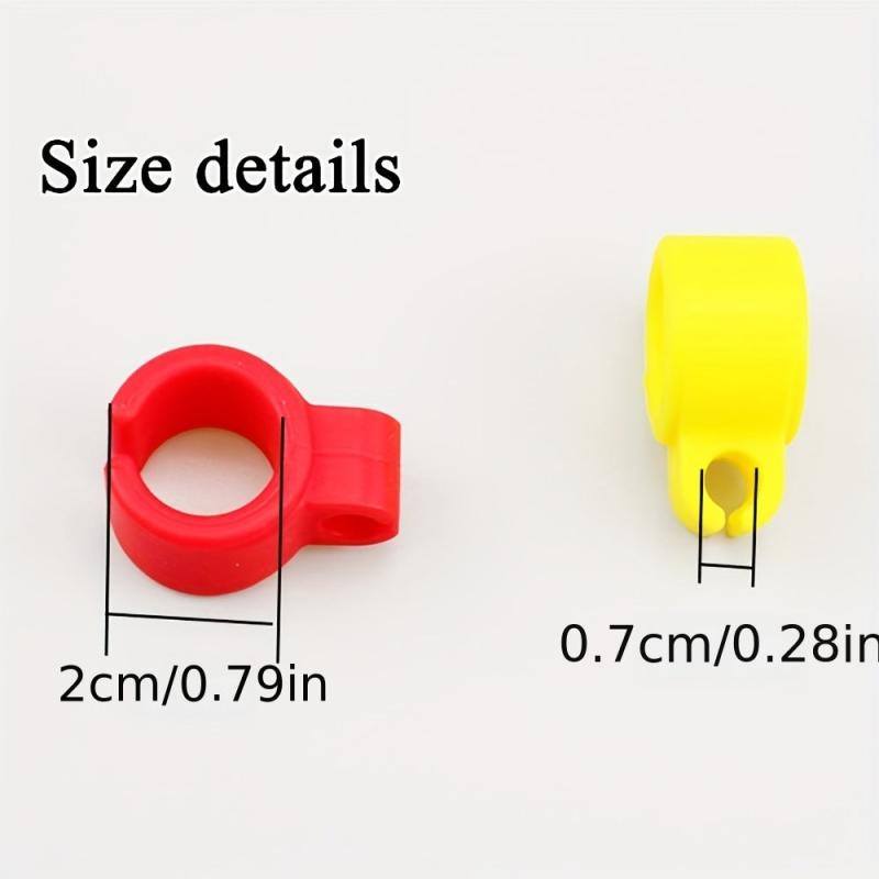 6pcs Finger Holder Ring to Protect Fingers from Yellowing Household Gadget