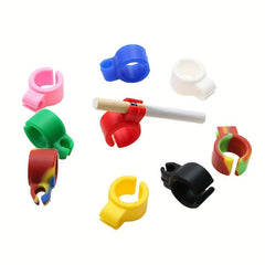 6pcs Finger Holder Ring to Protect Fingers from Yellowing Household Gadget
