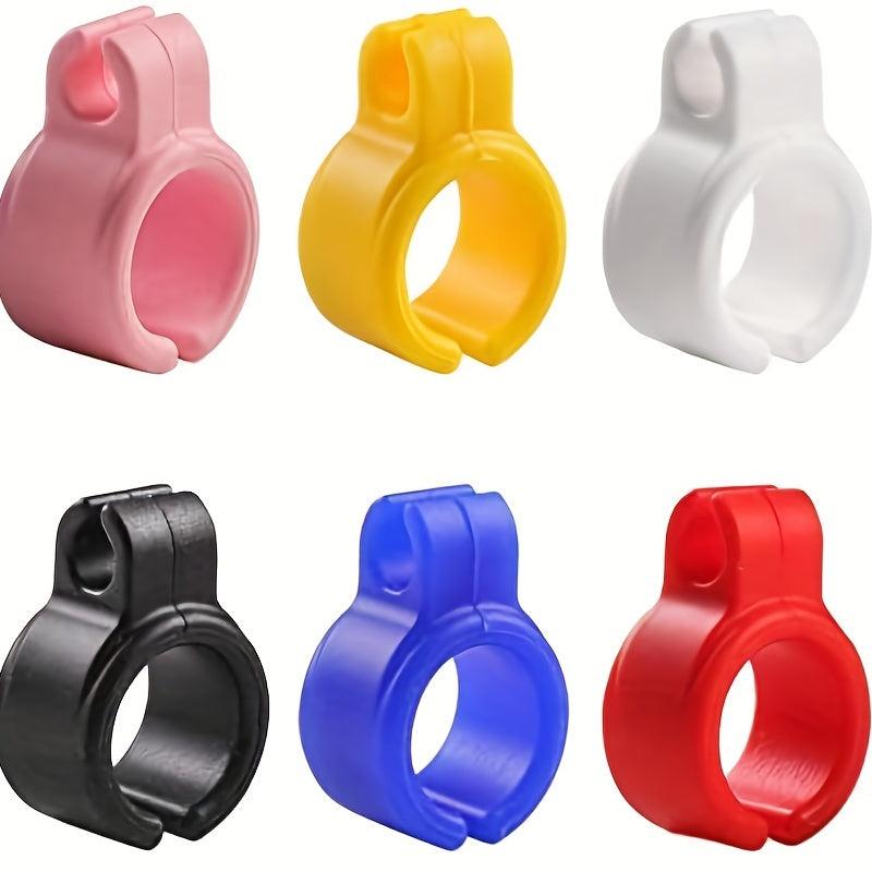 6pcs Finger Holder Ring to Protect Fingers from Yellowing Household Gadget