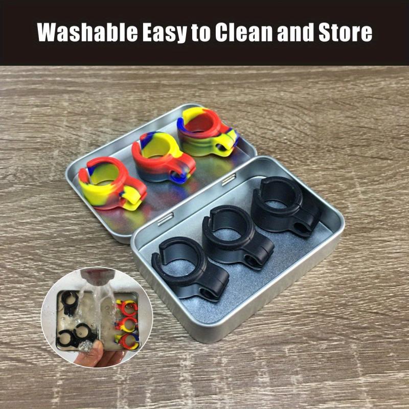 6pcs Finger Holder Ring to Protect Fingers from Yellowing Household Gadget