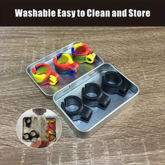 6pcs Finger Holder Ring to Protect Fingers from Yellowing Household Gadget