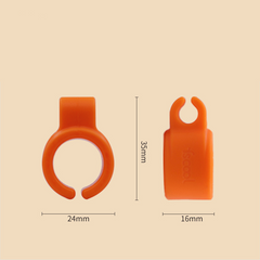 Silicone Ring Smoke Holder Creative Yellow Finger Smoke Holder