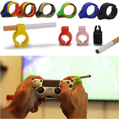 Silicone Ring Smoke Holder Creative Yellow Finger Smoke Holder