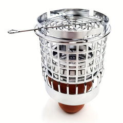 Charcoal Cage Windshield Anti-Scalding Metal Heat Management