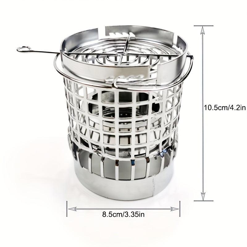 Charcoal Cage Windshield Anti-Scalding Metal Heat Management
