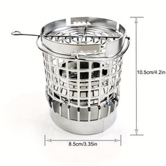 Charcoal Cage Windshield Anti-Scalding Metal Heat Management