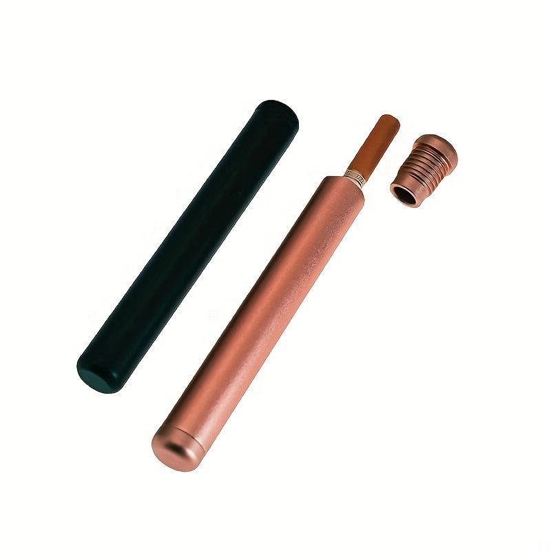5pcs Aluminum Alloy Double Head Waterproof Cigar Paper Storage Tubes
