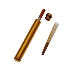 5pcs Aluminum Alloy Double Head Waterproof Cigar Paper Storage Tubes