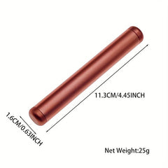 5pcs Aluminum Alloy Double Head Waterproof Cigar Paper Storage Tubes