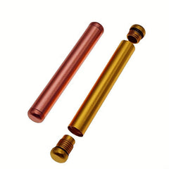 5pcs Aluminum Alloy Double Head Waterproof Cigar Paper Storage Tubes