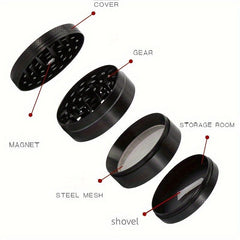 1pc Metal Grinder Spice Grinder Grinding Machine Herb Grinder Spice Crusher