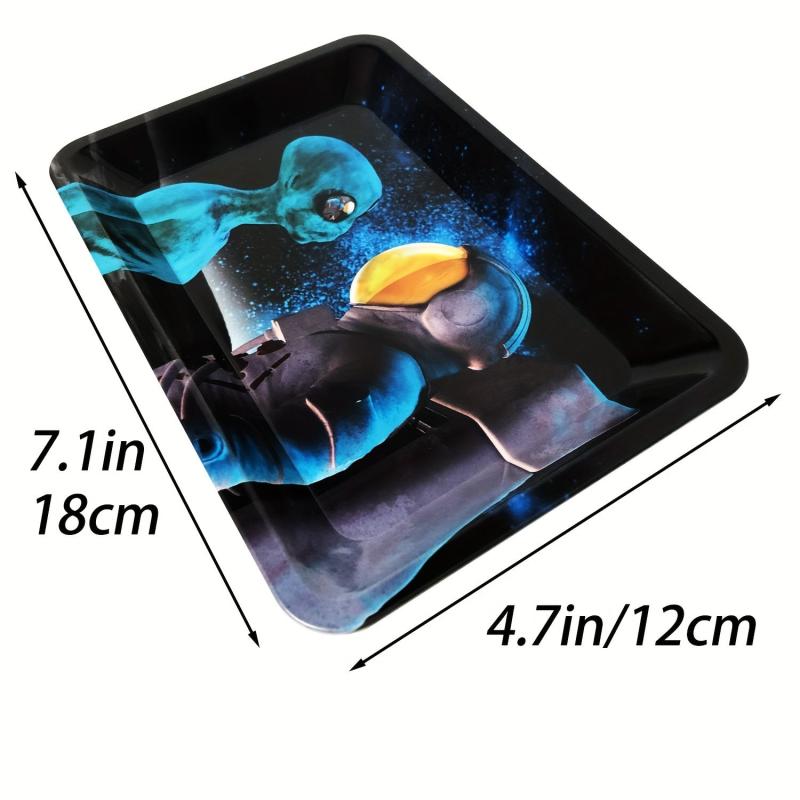Creative Pattern Rolling Tray Operation Tray Durable Multipurpose Wake Up Tray