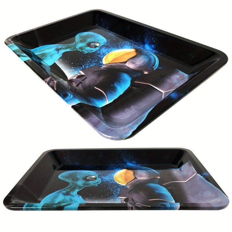 Creative Pattern Rolling Tray Operation Tray Durable Multipurpose Wake Up Tray