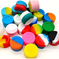 10pc Silicone Wax Containers 3ml Non Stick Storage Tank Bottle Smoking Accessori
