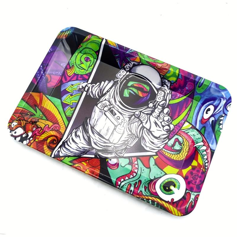 Creative Pattern Rolling Tray Wake Up Tray Fruit Plate Home Decor