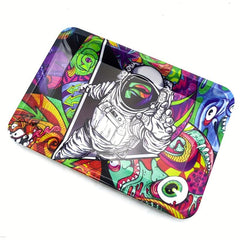 Creative Pattern Rolling Tray Wake Up Tray Fruit Plate Home Decor