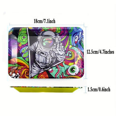 Creative Pattern Rolling Tray Wake Up Tray Fruit Plate Home Decor