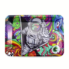 Creative Pattern Rolling Tray Wake Up Tray Fruit Plate Home Decor