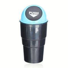 Plastic Car Ashtray Round Spring Cover Decorative Ashtray