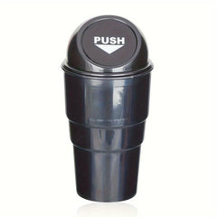 Plastic Car Ashtray Round Spring Cover Decorative Ashtray
