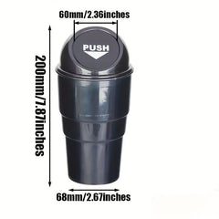 Plastic Car Ashtray Round Spring Cover Decorative Ashtray