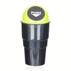 Plastic Car Ashtray Round Spring Cover Decorative Ashtray