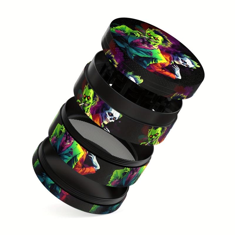 1pc Creative Pattern Metal Grinder Spice Crusher Kitchen Supplies