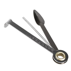 1pc 3-in-1 Stainless Steel Tobacco Pipe Cleaning Tool Portable Pressing Stick
