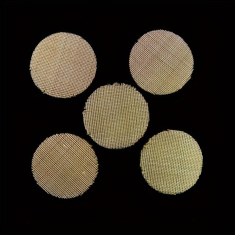 100pcs Metal Filter Net Mini Round Filter Screen Household Gadgets