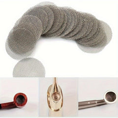 100pcs Metal Filter Net Mini Round Filter Screen Household Gadgets