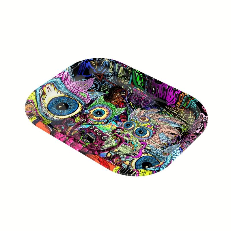 Creative Pattern Rolling Tray Wake Up Tray Dessert Tray Chrismas Decor