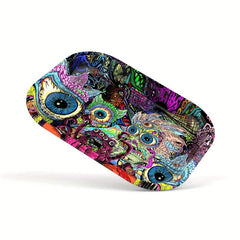 Creative Pattern Rolling Tray Wake Up Tray Dessert Tray Chrismas Decor