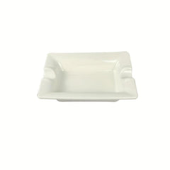 1pc Square Ceramic Ashtray Decorative Ashtray for Home Hotel Bar Office