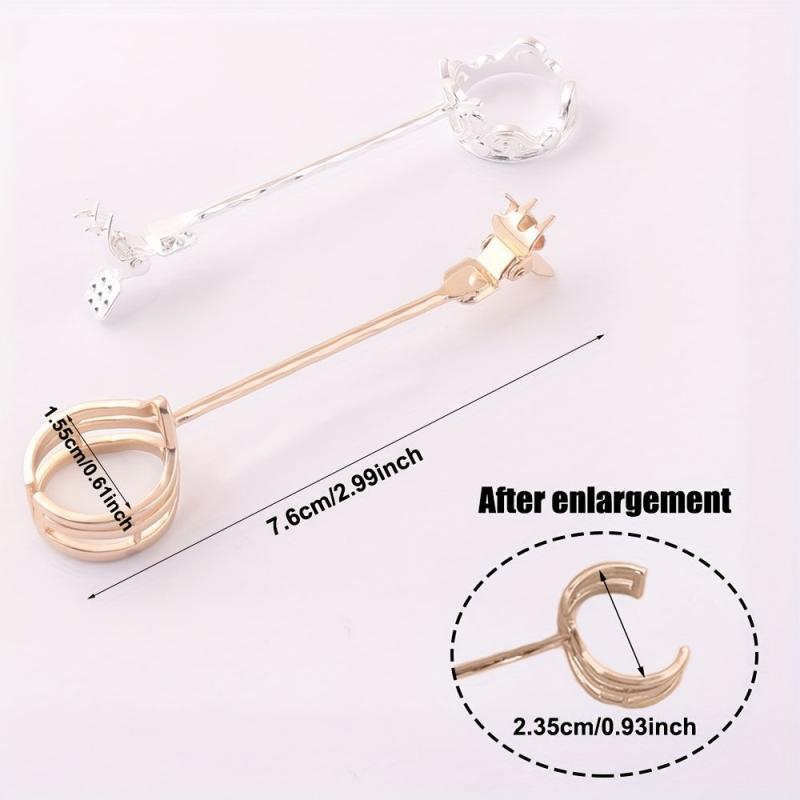 Spring Claw Cigarette Clamp Finger Ring Holder Adjustable