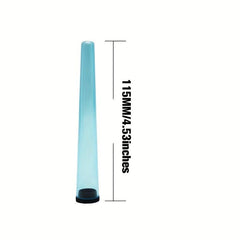 4pcs Plastic Cigarette Storage Tube with Cover Moisturizing Tank for Cigarette